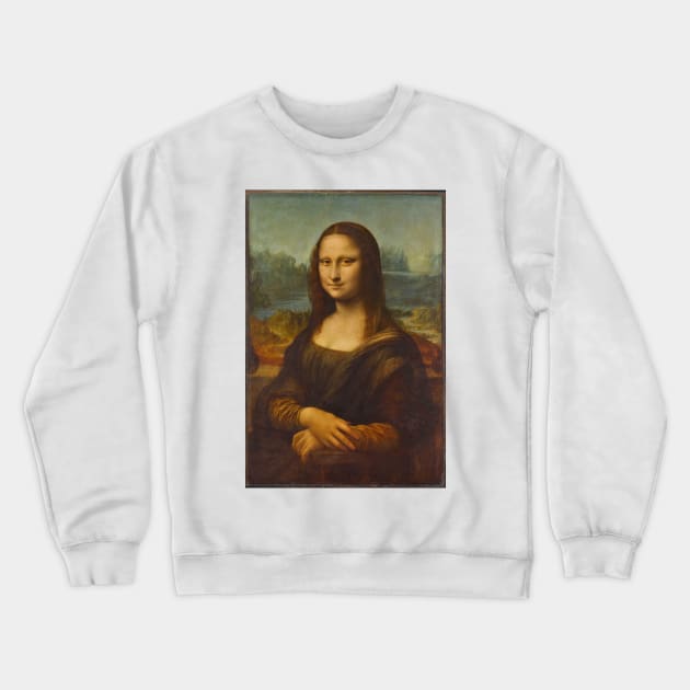 Mona Lisa Crewneck Sweatshirt by CrazyPencilComics